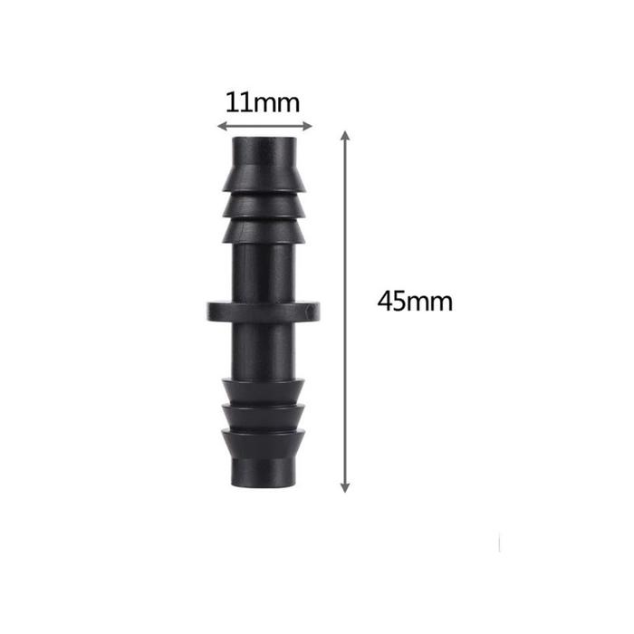 Konektor lurus Nepel Sambungan Selang PE 11mm Connector Barbed Straight Water Hose Connectors For Ga
