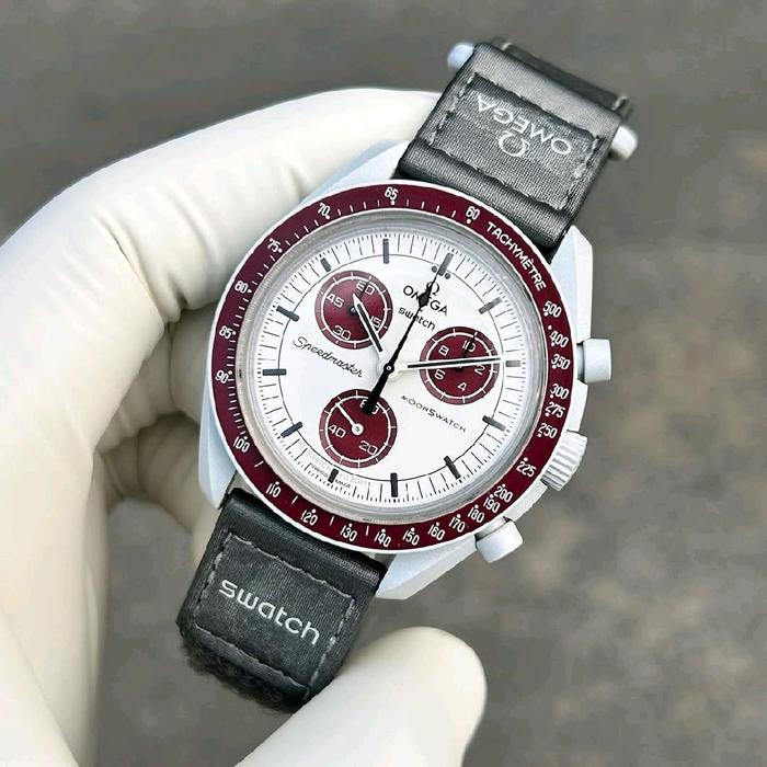 JAM TANGAN OMG X SWATCH BIOCERAMIC FULLSET
