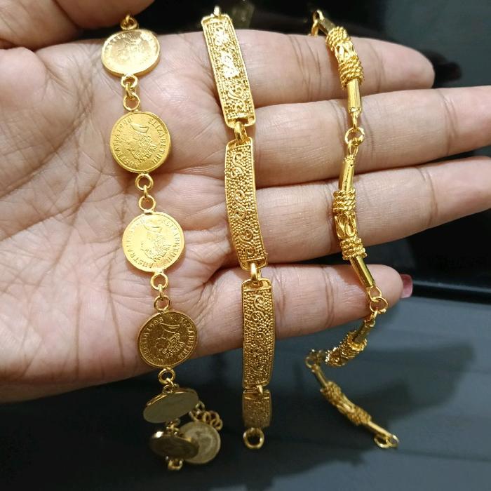 GELANG BAMBU KUNINGAN PERHIASAN BALI
