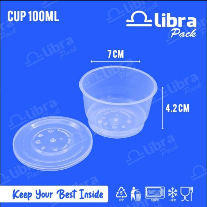Safitiri Thinwall Cup Puding Slime Merpati 100Ml Microwave Aman
