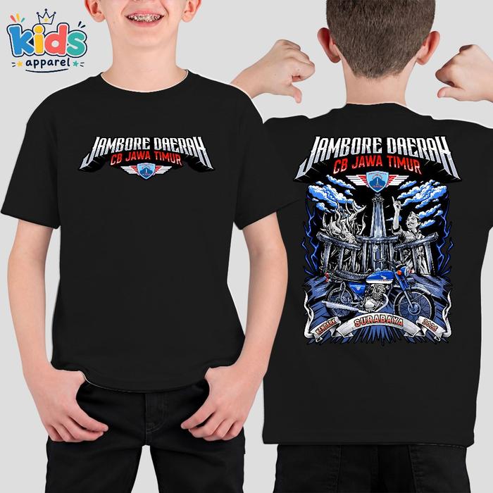 KAOS ANAK JAMDA CB JATIM JAMBORE DAERAH CB JAWA TIMUR 2026 SURABAYA