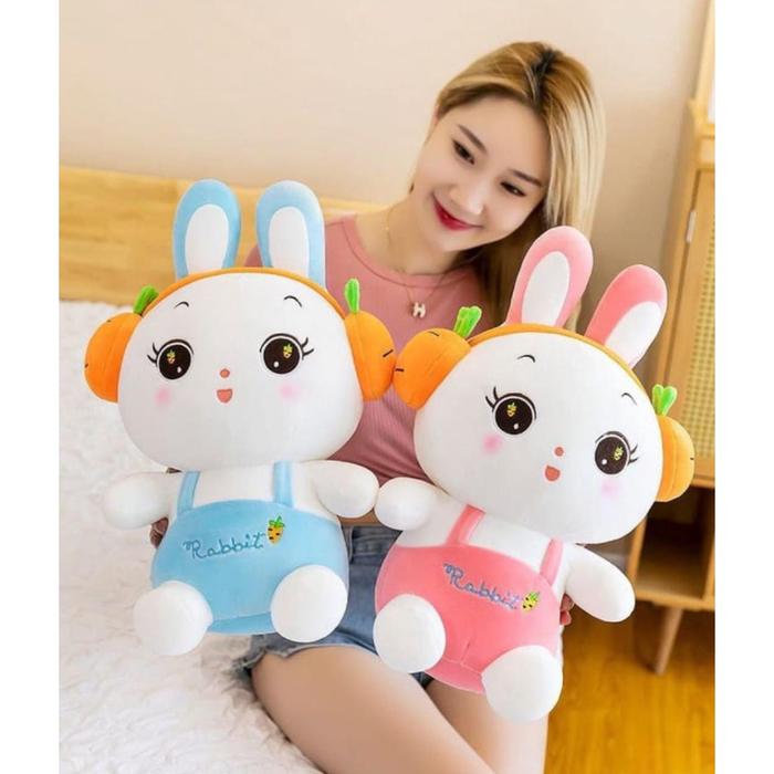 Boneka Rabbit Workman Imut Mainan mewah 52 cm