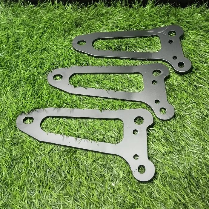 BREKET KNALPOT RX KING NEW PEREDAM HITAM COATING GANTUNGAN KNALPOT RX KING PEREDAM