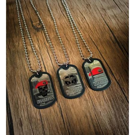 Kalung Plat BRIMOB TNI AD PERBAKIN Anti Karat
