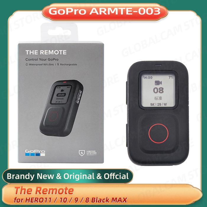 GoPro The Remote for HERO 11 / 10 / 9 / 8 Black and MAX Waterproof Up