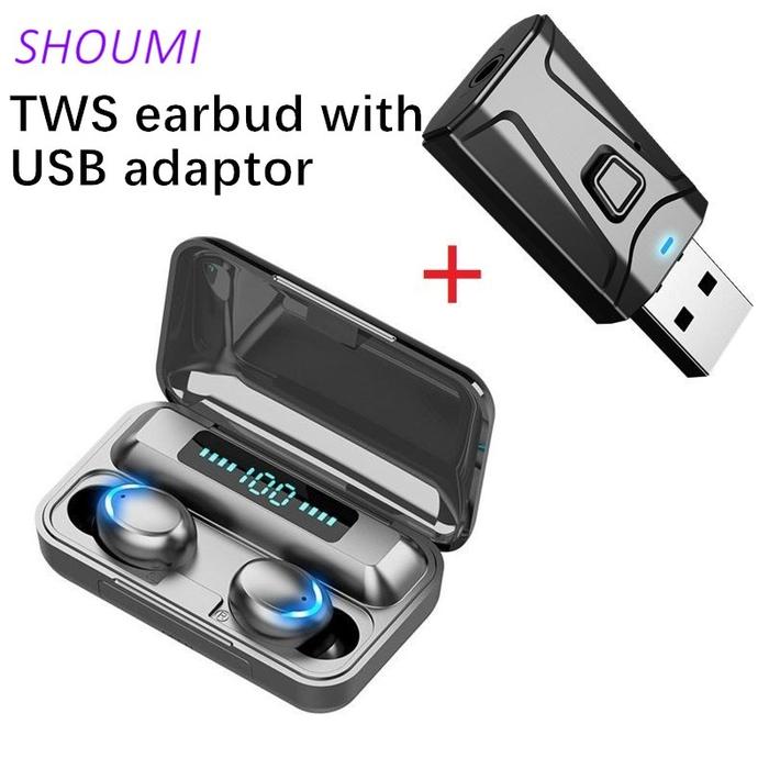 F9 Wireless Headphones Bluetooth Headset TWS Earbuds In-Ear  Earphone