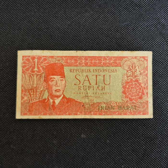 Uang Kuno 1 Rupiah Soekarno Irian Barat (IRBA) Tahun 1961 - IBQ 222477