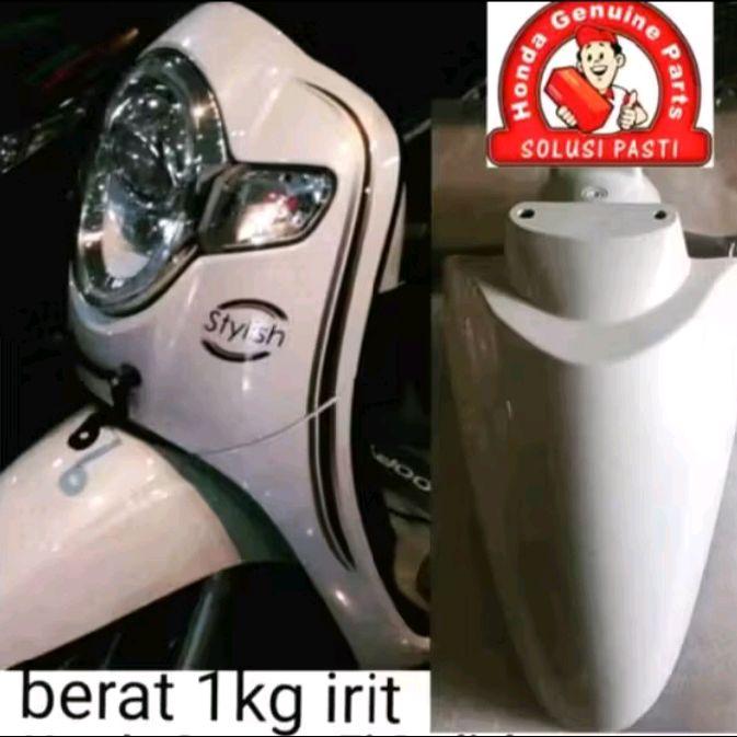 slebor spakbor selebor fender depan scoopy esp 2017 2018 2019 putih mutiara ori ahm honda