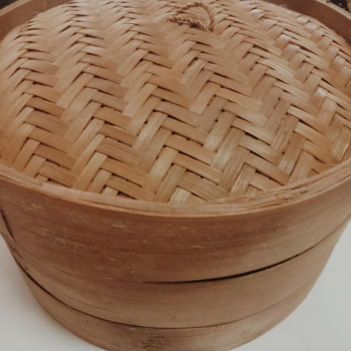 tutup klakat bambu dimsum 13 cm