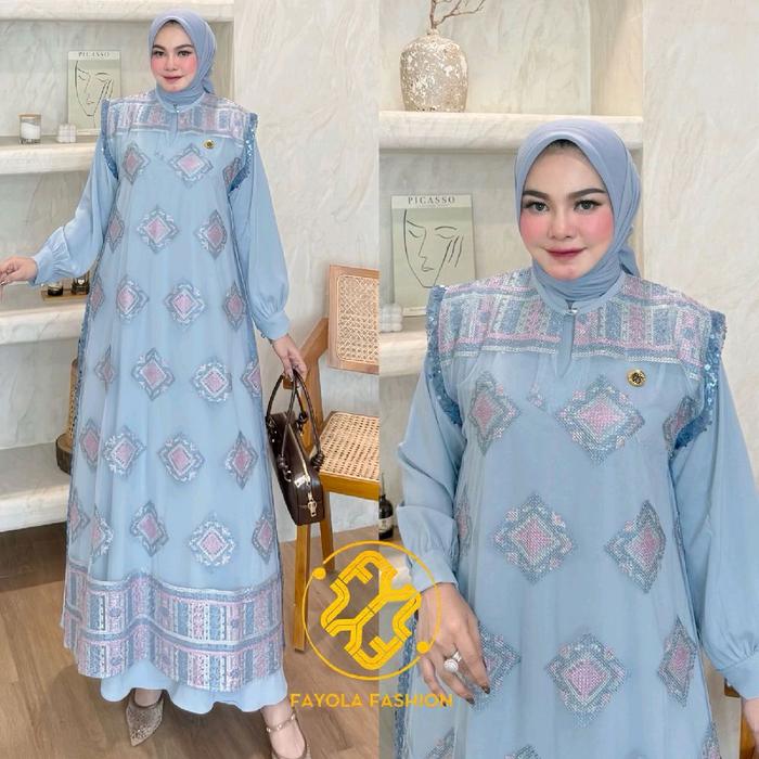 marissa dress by fayola fashion /gamis fayola