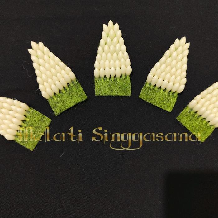 5 Pcs Pasung pengantin Sunda Melati Imitasi Mirip Asli(Pasung Melati Imitasi Pengantin Sunda) Putih