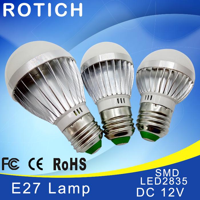 E27 E14 LED Bulb Lights DC 12V smd 2835chip lampada luz E27 lamp 3W