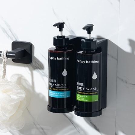 READY Dispenser Sabun Shampoo Cair Ukuran 300ml/Bisa Untuk Hotel, Rumah, Rumah Sakit/Breket Botol Sa