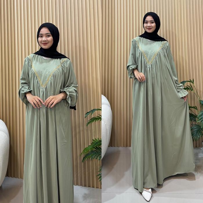 Abaya zakiya Muslim  Wanita