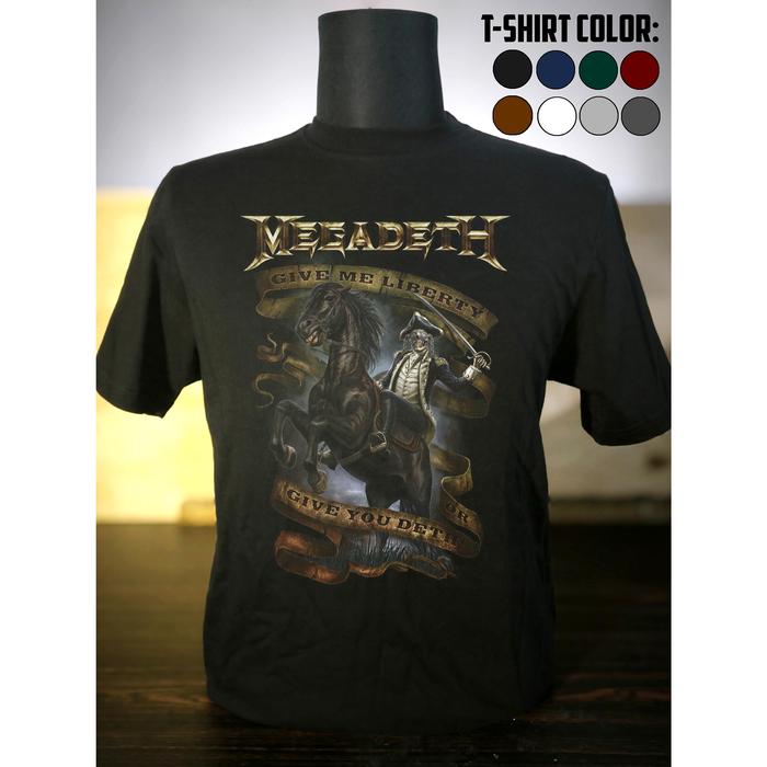 Kaos Band Megadeth Katun Premium - Megadeth 06