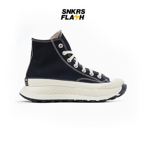 Sepatu Sneakers Unisex CONVERSE CHUCK 70 AT CX HI BLACK EGRET - A03277C