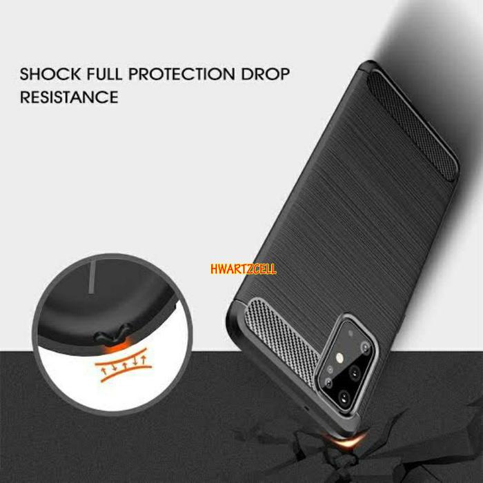 softcase Case Redmi Note 7/Redmi 8/8A/8A pro/Note 8/Note 8 pro Black Series Ipaky Fiber Carbon premi