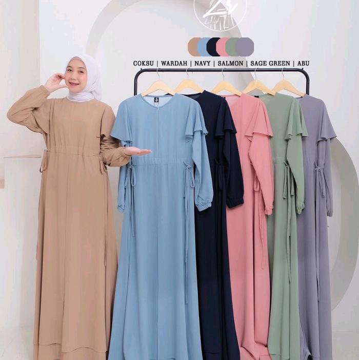 DRESS YUNIA BY ZR/GAMIS YUNIA TERBARU/TERBARU GAMIS ZR