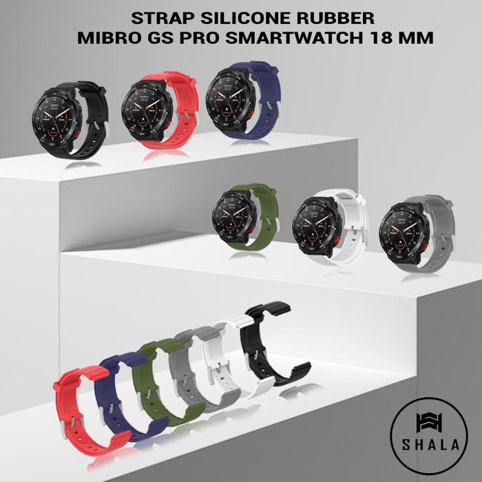 Strap Silicone Mibro GS Pro Tali Jam Tangan Aksesoris Smartwatch