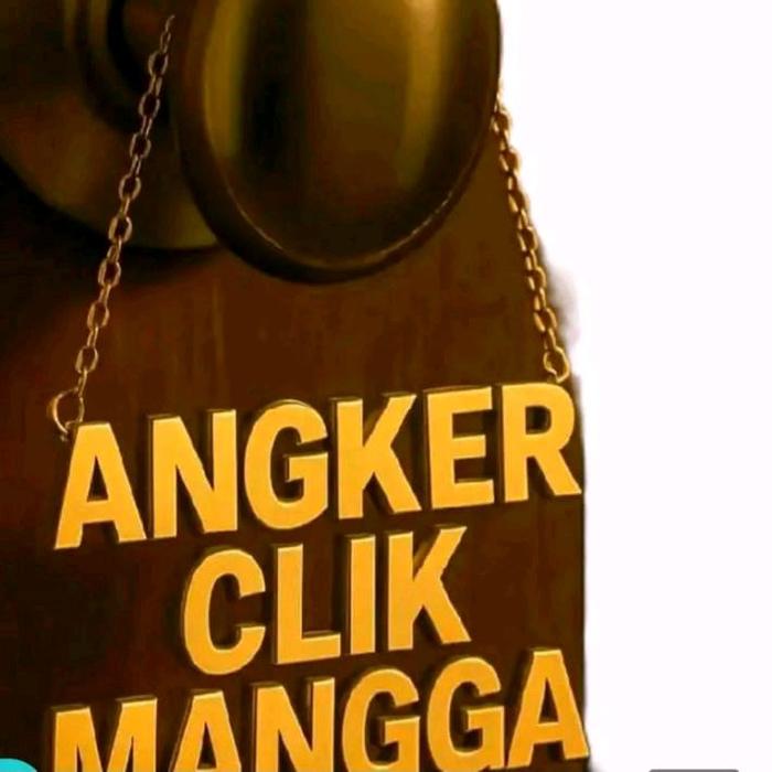 angker klik mangga kalung liontin warna kuning desain menarik anti karat.
