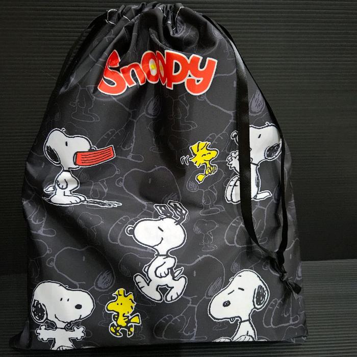 Snoopy Tas Serut / pouch serut Snoopy Sedang / besar Snoopy tas Ransel Serut multifungsi Ready New