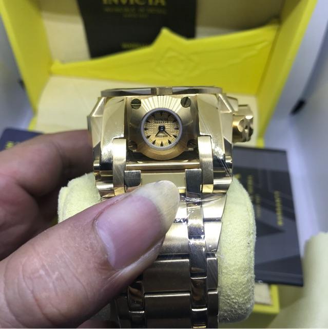 JAM TANGAN PRIA INVICTA BOLT ZEUS DIAL GOLD FULL SET