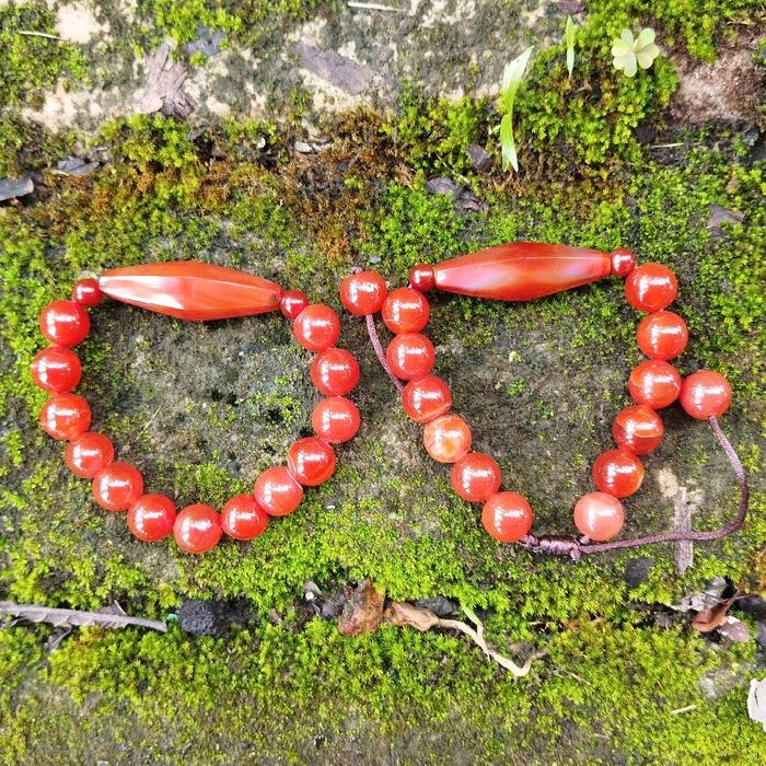 GELANG BATU LAMIANG KHAS DAYAK ASLI BATU LAMIANG 4 CM BATU 10 MM