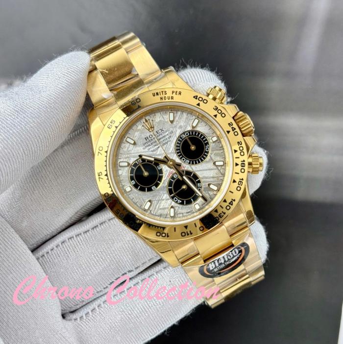 Jam TanganPriaRolexDaytona 116508 Meteorite Dial Luxury Watches BT Factory 40mm