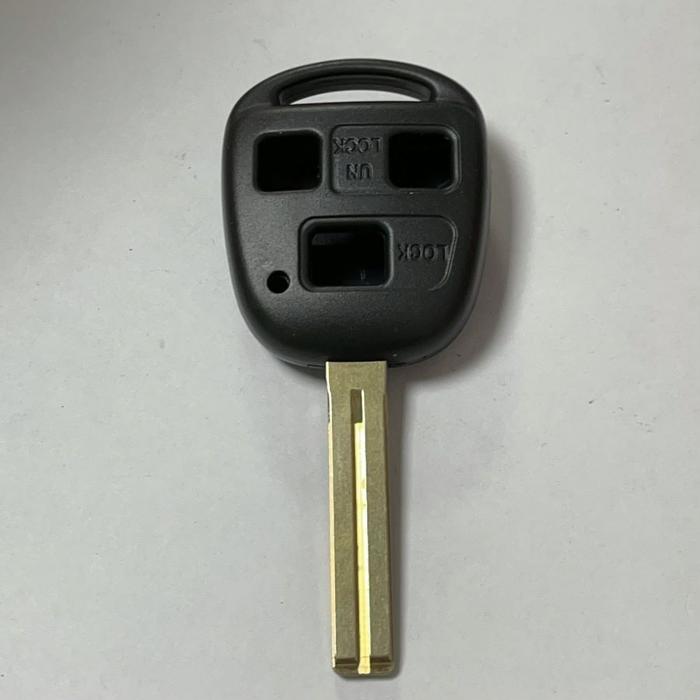 3 Button Car Remote Key Shell Case Fob For Toyota Yaris Avensis