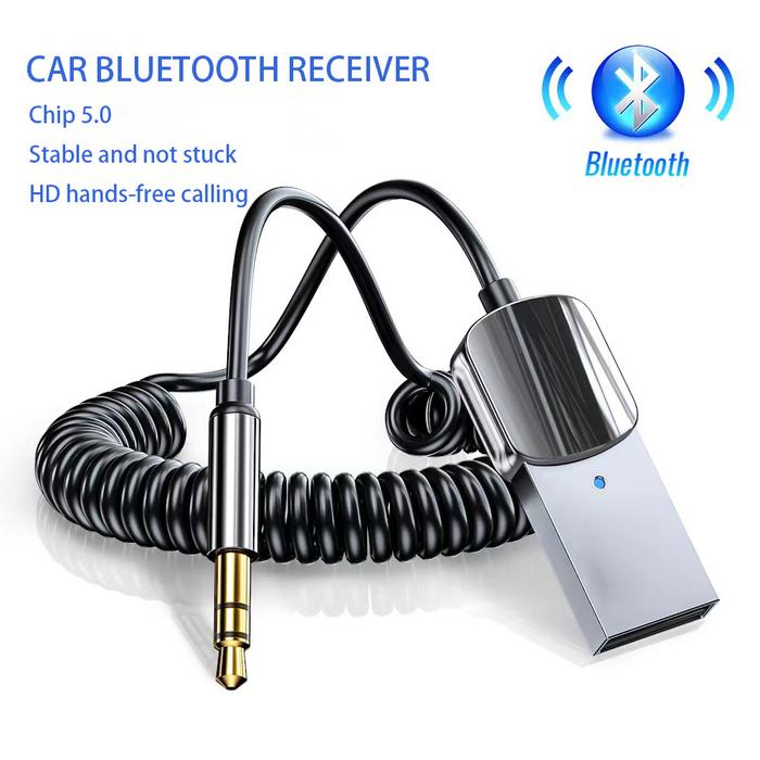 Car Bluetooth Receiver Bluetooth 5.0 M Audio Receiver HD Call Aux