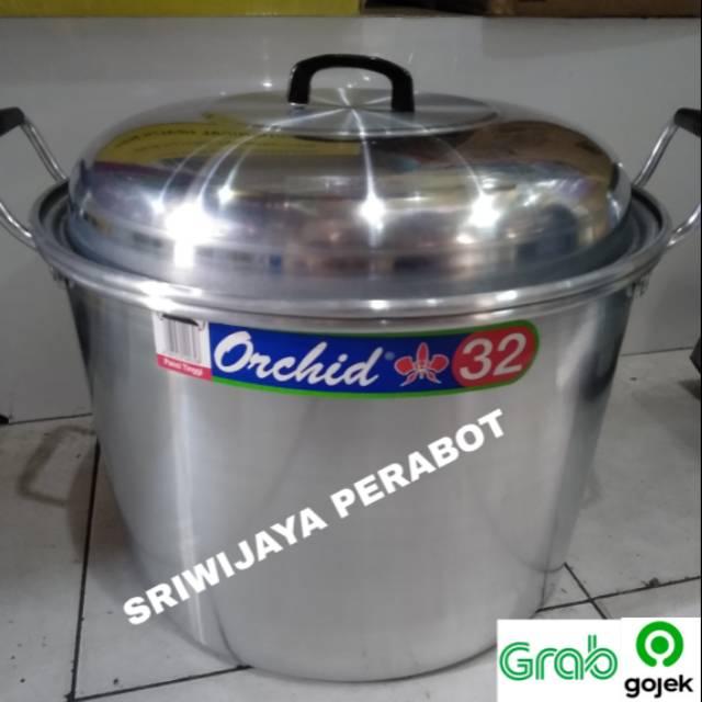 Panci Alumunium/ Panci Tinggi Orchid 32 cm
