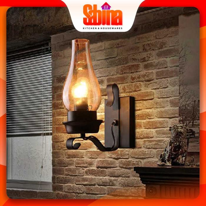 Fitting Lampu Dinding Hias Retro Semprong Rumah Indoor Nordic 250V E27