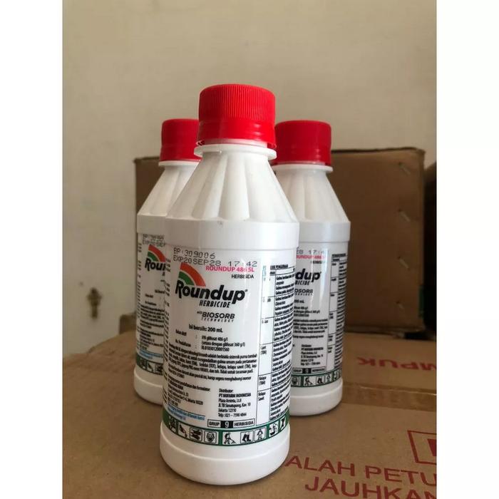 Obat Pembasmi Rumput Liar 486 SL Roundup 200 ml