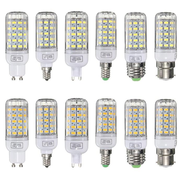 Lampu Cahaya Jagung E27/E14/E12/B22/G9/GU10 Dapat Diredupkan 6W AC