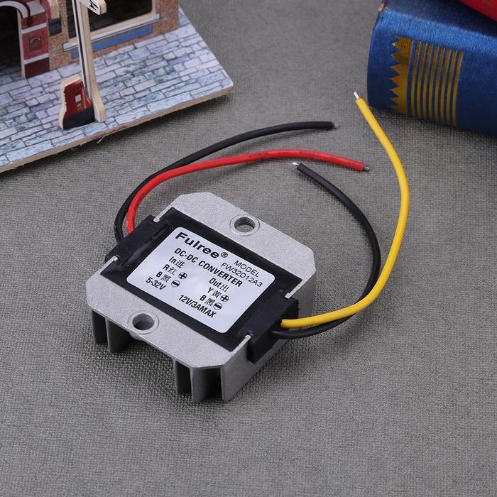 DC-DC Voltage Stabilizer Intelligent Security Protection Power Converter Regulator Automatic Boost D