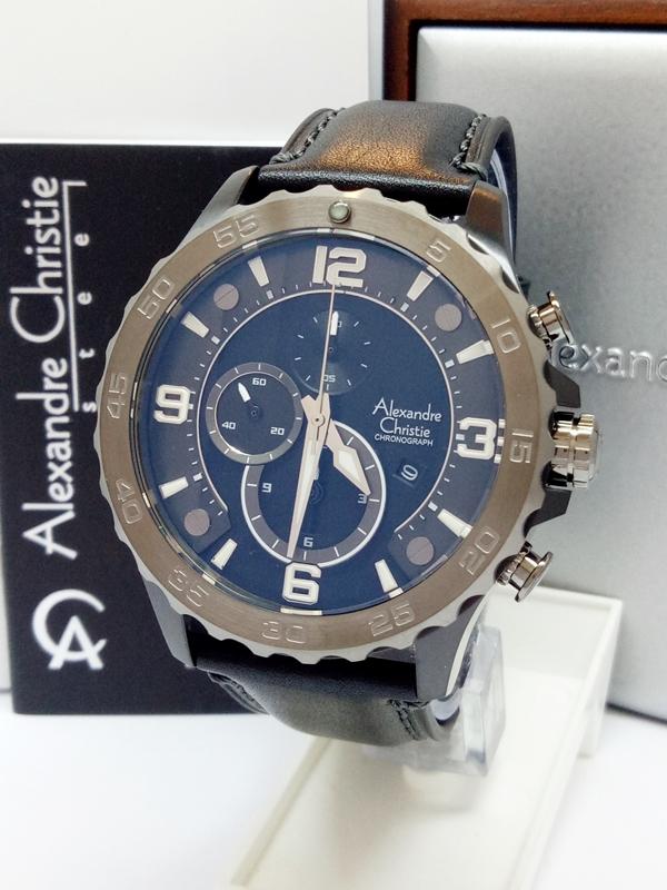 jam tangan pria Alexandre Christie Original AC 6505 MC BLGY