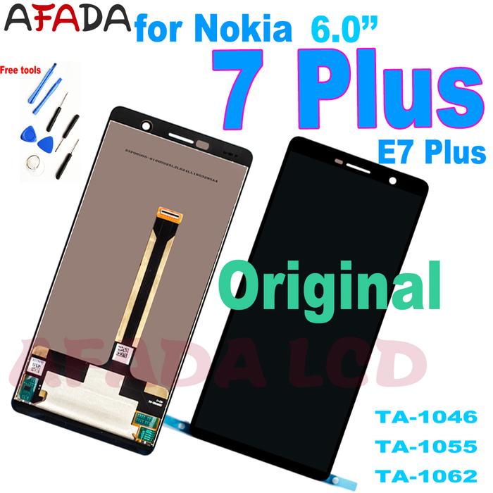 Original 6.0" LCD For Nokia 7 plus E7 Plus TA-1062 TA-1046 TA-1055