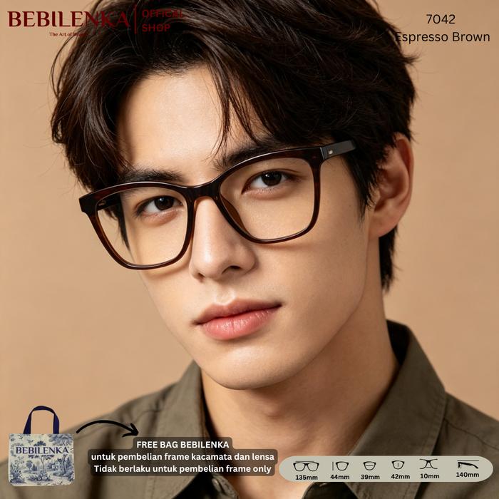 Kacamata Bebilenka Kode 2477 - 7042 Free Bag Bebilenka Tas Kacamata Korea Kotak Kacamata Gaya, Kacam