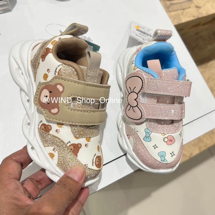 PROMO Sepatu sneakers anak LED by LITTLE M size 22-26