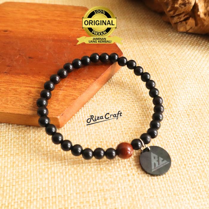Gelang Tasbih Kayu Kokka Kokah Kaukah Asli Arab Hitam Original 33 Butir Bersertifikat Custom Nama Lo