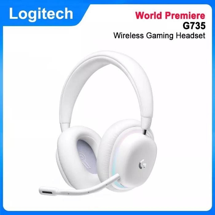 World Premiere Logitech G735 Wireless Gaming Headset Aurora