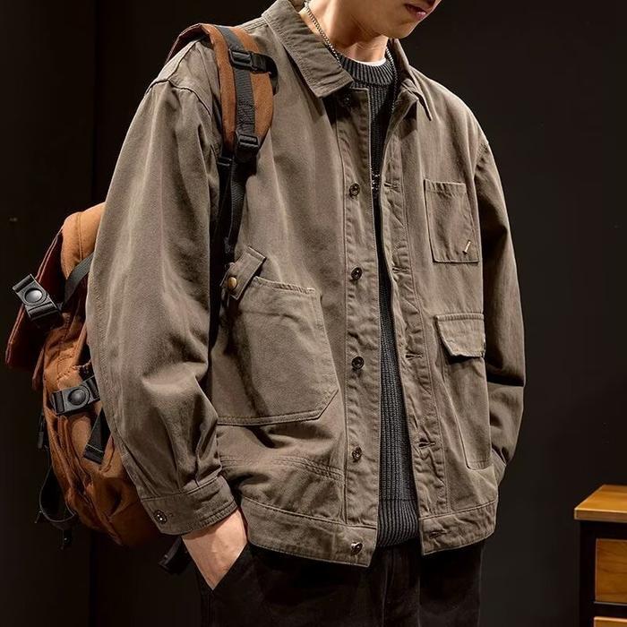Jaket Pria Casual Harian Anti-Mahal, Nyaman & Stylish - Promo Hemat Terbaru