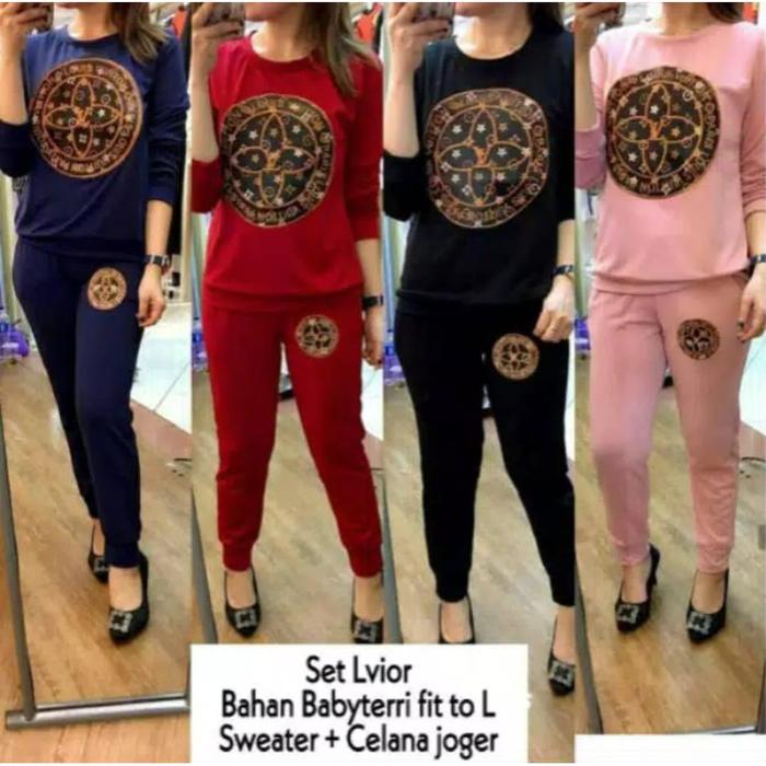 SETELAN LVIOR / SET LVIOR / SETELAN WANITA/ FASHION WANITA/ SETELAN TERLARIS/ SETELAN TERBARU