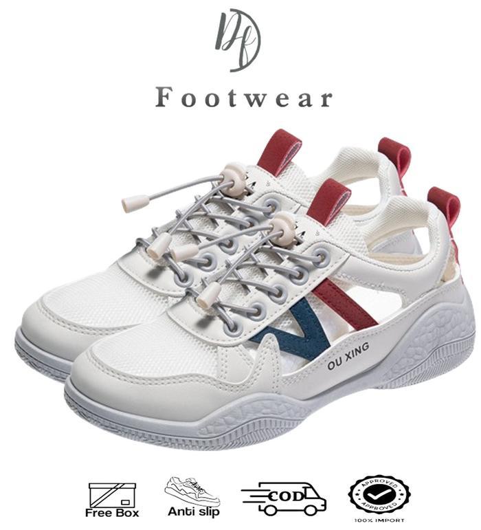 [DF FOOTWEAR] DF 694 Sepatu Wanita Sneakers Wanita Putih Premium Quality Casual Shoes