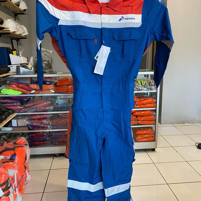 Wearpack Pertamina New - Nomex Pertamina Coverall Pertamina Nomex IIIA Celana Safety