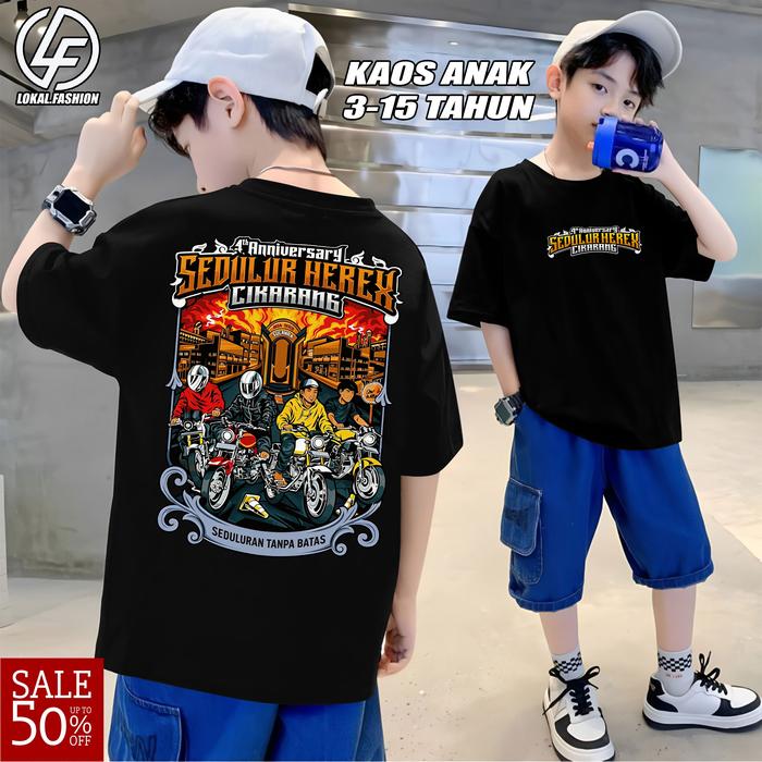 Kaos Acara CB 4th Anniversary SEDULUR HEREX Cikarang Sedulur Tanpa Batas