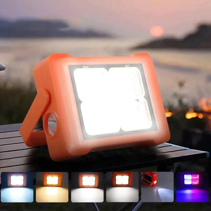 ZZ-281 Lampu Solar Tenaga Surya Lampu Sorot Lampu Emergency Camping Grosir