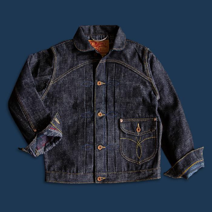 Oldblue Work Jacket Type III - 19 Oz Thunderhoof Selvedge Kaihara (1930s Denim Jacket)