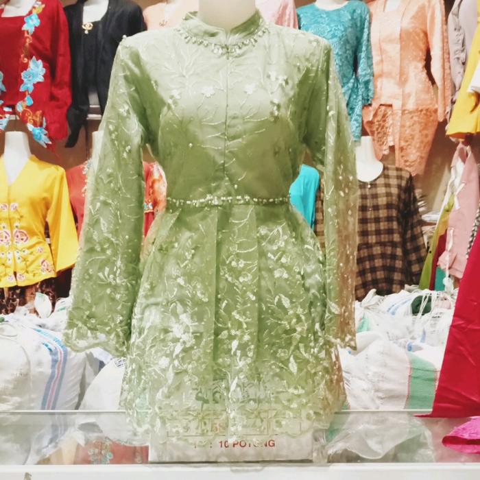 kebaya brokat kebaya tile model Shanghai bahan halus model terbaru Mewah