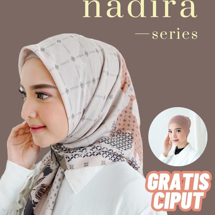 Nigelhijab - Nadira Series / Hijab segi empat motif voal